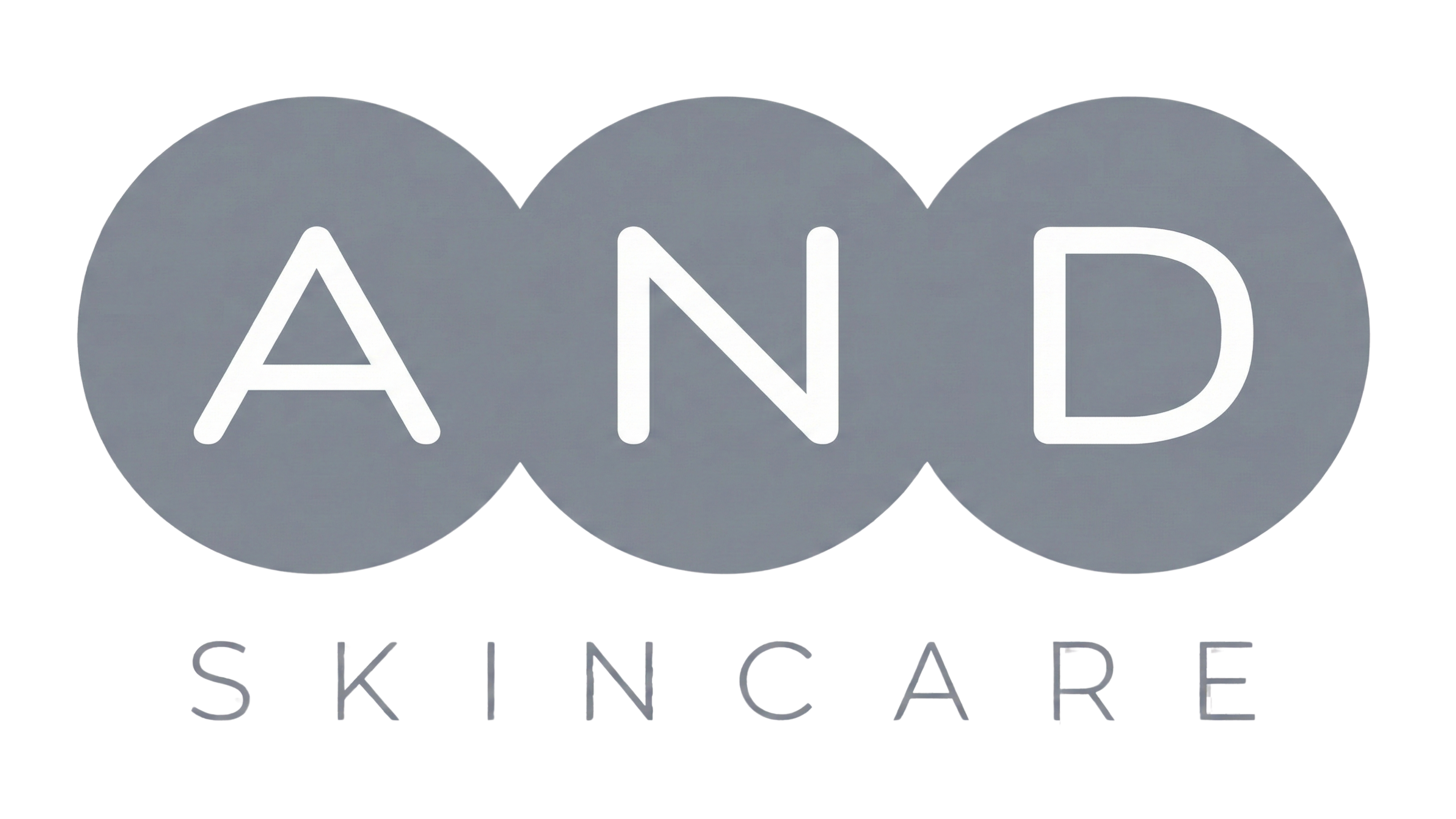 A.N.D Skincare logo featuring a modern design that emphasizes natural skincare solutions